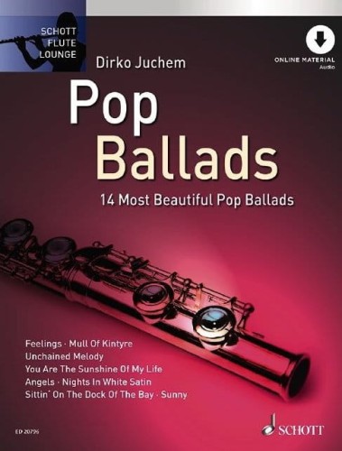 Schott Flute Lounge: Pop Ballads for Flute - Dirko Juchem (+ audio online) - nuty na flet poprzeczny z fortepianem