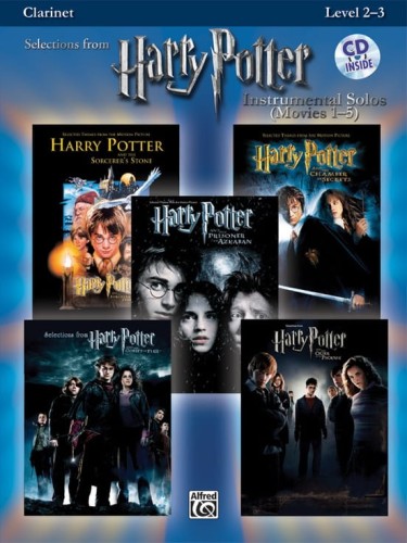 Harry Potter Instrumental Solos: Clarinet - nuty z filmów 1-5 na klarnet - Tod Edmondson, Bill Galliford, Ethan Neuberg (+ płyta CD)