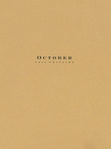 Eric Whitacre: October (Score & Parts) - nuty na orkiestrę dętą - partytura i głosy