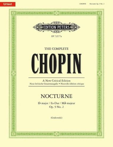 Fryderyk Chopin: Nocturne Eb major - Nokturn Es-Dur op. 9 nr 2 - nuty na fortepian - Christophe Grabowski