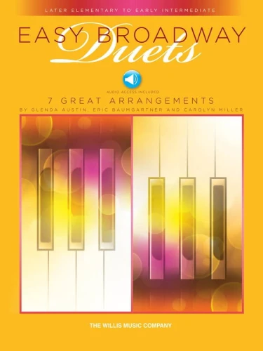 Easy Broadway Duets 1 - Carolyn Miller, Eric Baumgartner, Glenda Austin (+ audio online) - nuty na fortepian na cztery ręce