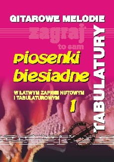 Gitarowe melodie - Piosenki biesiadne cz. 1 - nuty w łatwym układzie na gitarę z tabulaturami