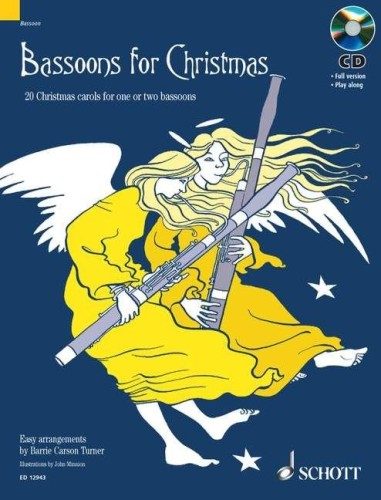 Bassoons for Christmas - 20 Christmas carols for one or two bassoons (+ płyta CD) - kolędy i piosenki na Boże Narodzenie - nuty na fagot lub dwa fagoty