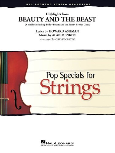 Pop Specials for Strings: Alan Menken - Highlights from Beauty and the Beast - nuty na orkiestrę smyczkową