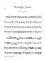 Georg Philipp Telemann: Metodische Sonaten fur Flote oder Violine und Basso Continuo Band II - sonaty metodyczne 7-12 - nuty na flet poprzeczny lub skrzypce i fortepian lub klawesyn