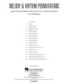 Emil Richards: Melody & Rhythm Permutations - ćwiczenia z czytania nut avista i improwizacji - nuty na instrumenty sztabkowe