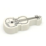 Gumka do mazania skrzypce 6 cm