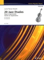 Lucio Franco Amanti: 20 Jazz Etudes - Steps to Improvisation for Violoncello - nuty na wiolonczelę