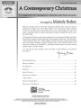 A Contemporary Christmas - 9 Arrangements of Contemporary Christian and Classic Favorites - Melody Bober - kolędy na fortepian