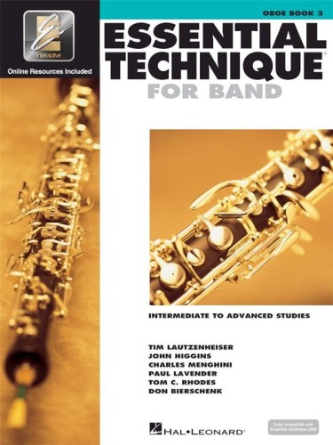 Essential Elements 2000 for Band - Essential Technique: Oboe Book 3 (+ audio online) - szkoła na obój przygotowująca do gry w orkiestrze dętej