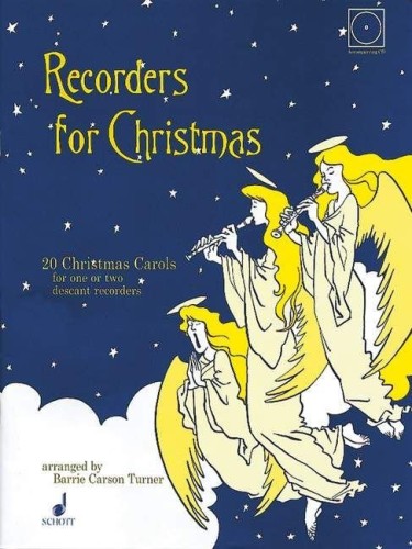 Recorders for Christmas - 20 Christmas carols for one or two descant recorders (+ płyta CD) - kolędy i piosenki na Boże Narodzenie - nuty na flet prosty lub dwa flety