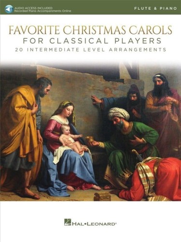 Favorite Christmas Carols for Classical Players: Flute and Piano (+ audio online) - kolędy i piosenki świąteczne - nuty na flet poprzeczny i fortepian