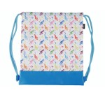 Plecak worek wodoodporny w kolorowe nuty klucz wiolinowy 44x37cm