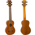 Flight LUS5 Solid Mahogany Concert Scale Soprano - ukulele sopranowe z dłuższym koncertowym gryfem + pokrowiec