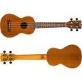 Flight LUS5 Solid Mahogany Concert Scale Soprano - ukulele sopranowe z dłuższym koncertowym gryfem + pokrowiec