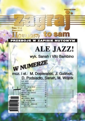 Zagraj to sam - nr II/2021 (257) - przeboje w zapisie nutowym - nuty na keyboard