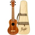 Flight WUS-3 Mahogany Soprano - ukulele sopranowe z pokrowcem