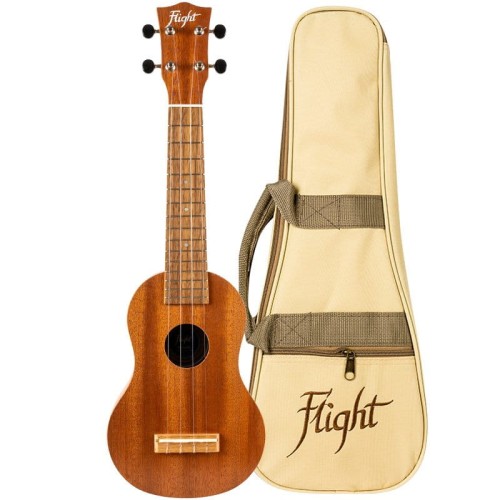 Flight WUS-3 Mahogany Soprano - ukulele sopranowe z pokrowcem