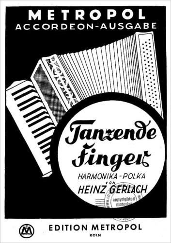 Tanzende Finger - Heinz Gerlach - nuty na akordeon