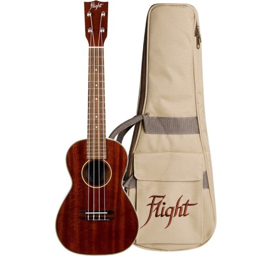 Flight MUC2 Solid Mahogany Concert - ukulele koncertowe z pokrowcem
