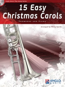 15 Easy Christmas Carols for Trombone and Piano - Philip Sparke (+ płyta CD) - kolędy na puzon i fortepian