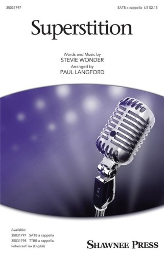 Stevie Wonder: Superstition for SATB a cappella - Paul Langford - nuty na chór mieszany