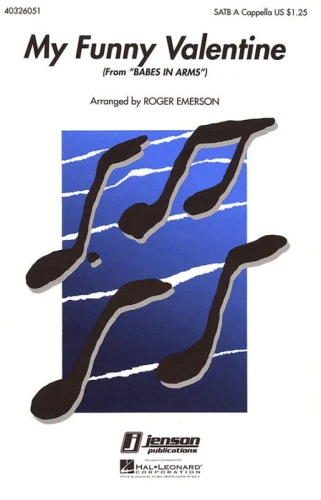 My Funny Valentine from Babes in Arms for SATB a cappella - Roger Emerson - nuty na chór mieszany