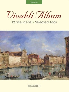 Vivaldi Album - 12 Selected Arias for Soprano and Piano - nuty na głos żeński sopran z fortepianem
