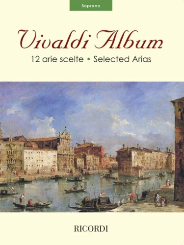 Vivaldi Album - 12 Selected Arias for Soprano and Piano - nuty na głos żeński sopran z fortepianem