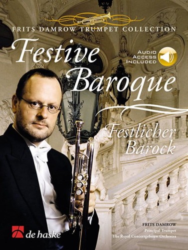Frits Damrow Trumpet Collection: Festive Baroque  (+ audio online) - nuty na trąbkę i fortepian