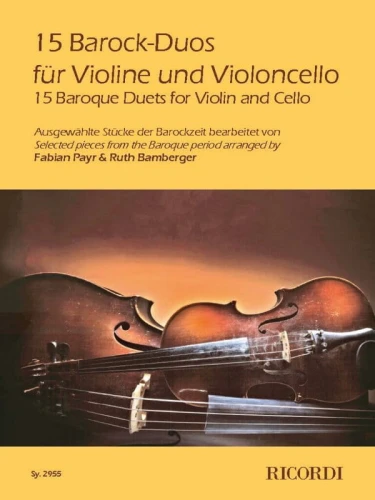 15 Barock-Duos fur Violine and Violoncello - 15 duetów barokowych - nuty na skrzypce i wiolonczelę