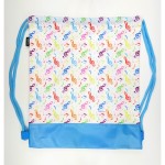 Plecak worek wodoodporny w kolorowe nuty klucz wiolinowy 44x37cm