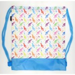 Plecak worek wodoodporny w kolorowe nuty klucz wiolinowy 44x37cm