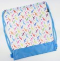 Plecak worek wodoodporny w kolorowe nuty klucz wiolinowy 44x37cm