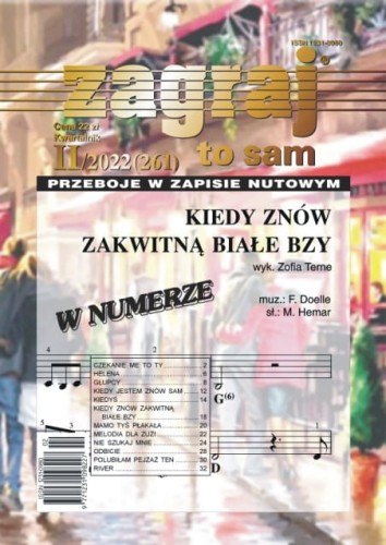 Zagraj to sam - nr II/2022 (261) - przeboje w zapisie nutowym - nuty na keyboard