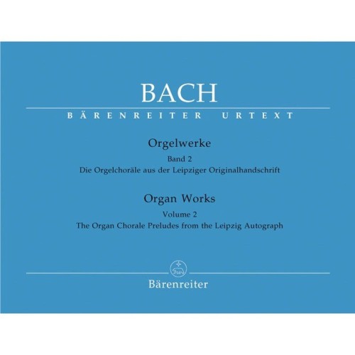 Jan Sebastian Bach - Organ Works Volume 2 - Orgelwerke Band 2 - Utwory organowe część 2 - Hans Klotz