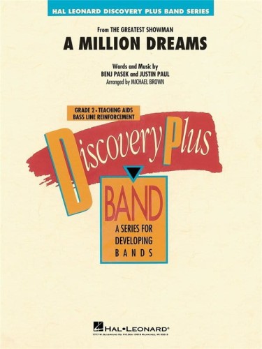 Discovery Plus Band: A Million Dreams from The Greatest Showman (Score & Parts) - nuty na młodzieżową orkiestrę dętą z filmu Król rozrywki