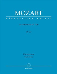 Wolfgang Amadeus Mozart - La clemenza di Tito KV 621 - Łaskawość Tytusa - nuty na głos + wyciąg fortepianowy