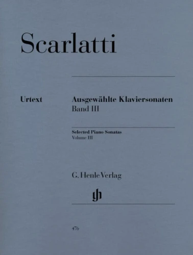 Domenico Scarlatti: Selected Piano Sonatas 3 - Sonaty fortepianowe - nuty na fortepian