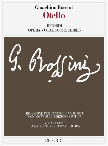Otello - Gioachino Rossini - opera - nuty na głos, chór i fortepian