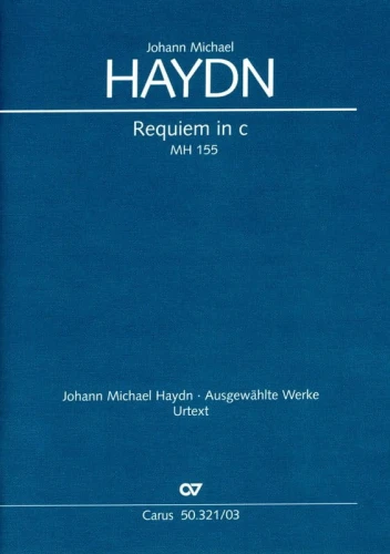 Michael Haydn: Requiem in c minor MH 155 fur Soli, Chor und Klavier - nuty na głosy solowe, chór SATB i fortepian