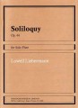 Lowell Liebermann: Soliloquy op. 44 for Solo Flute - nuty na flet poprzeczny
