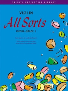 Mary Cohen: Violin All Sorts - Initial-Grade 1 - łatwe utwory na skrzypce z fortepianem