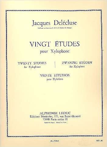 Jacques Delecluse: Vingt Etudes pour Xylophone - 20 etiud na ksylofon