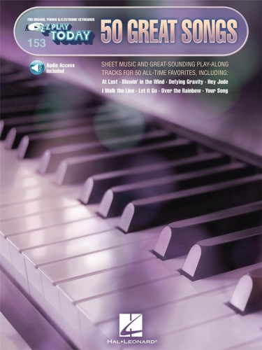 E-Z Play Today Volume 153: 50 Great Songs - łatwe nuty literowe na keyboard ( + audio online)