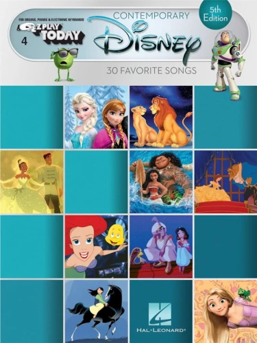 E-Z Play Today Volume 4: Contemporary Disney - łatwe nuty literowe na keyboard