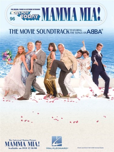 E-Z Play Today Volume 96: Mamma Mia - The Movie Soundtrack - piosenki z filmu Mamma Mia - łatwe nuty literowe na keyboard