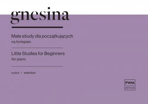 Helena Gnesina: Małe etiudy dla początkujących - nuty na fortepian dla początkujących