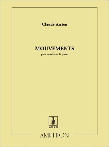 Claude Arrieu: Mouvements pour Trombone et Piano - nuty na puzon z fortepianem