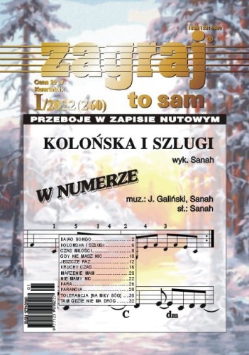 Zagraj to sam - nr I/2022 (260) - przeboje w zapisie nutowym - nuty na keyboard